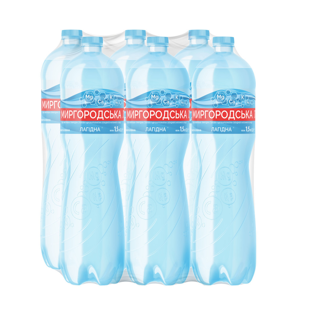 Мінеральна вода Миргородська Лагідна 1.5 сл/газ пет (4820000430975) - изображение 4