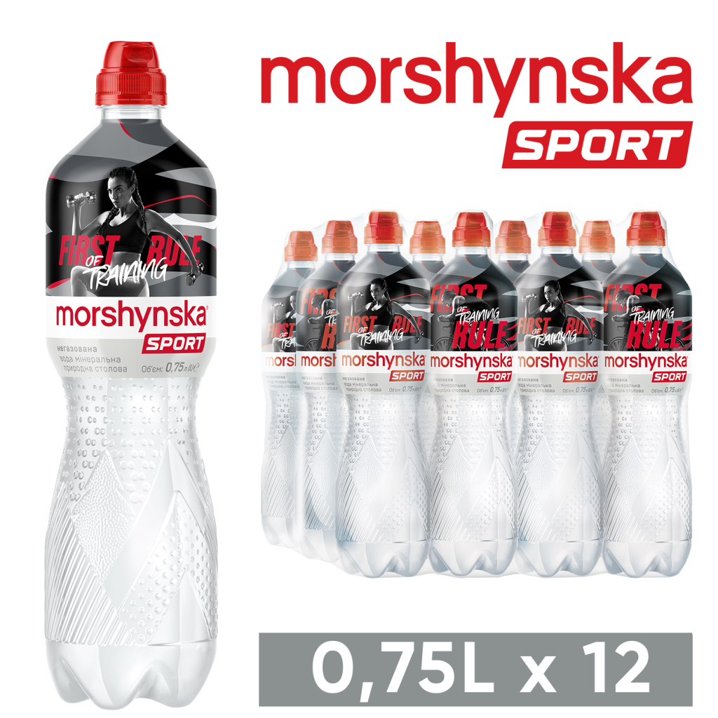 Мінеральна вода Моршинська 0.75 спорт пет (4820017000574) - изображение 1