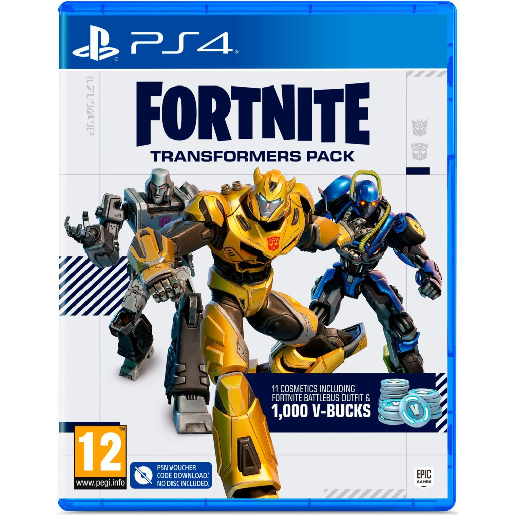 Гра Sony Fortnite - Transformers Pack, код активації PS4 (5056635604361) - зображення 1