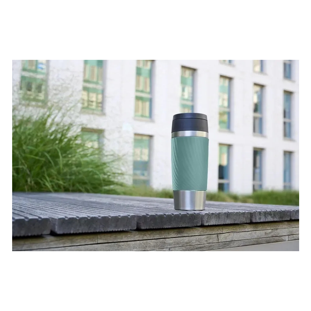 Термокружка Tefal Travel Mug Classic Twist, 360мл, нержавіюча сталь, зелений (N2024310) - зображення 11