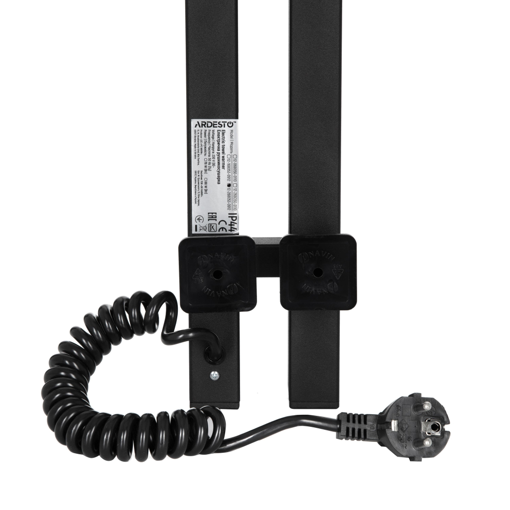 Сушарка для рушників Ardesto Elina Smart, 90х1200мм, чорний (12-268053-0912) - зображення 4