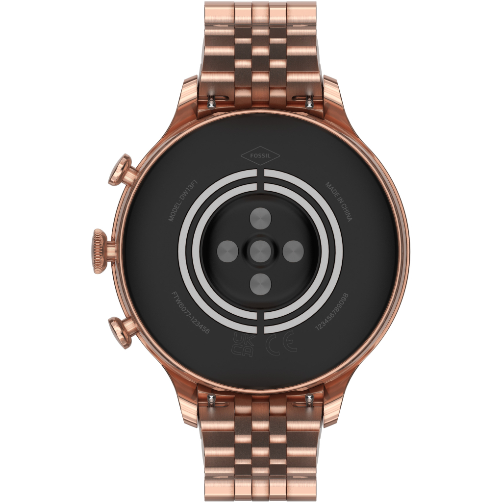 Смарт-годинник Fossil Gen 6 Rose Gold-Tone Stainless Steel (FTW6077) - зображення 7