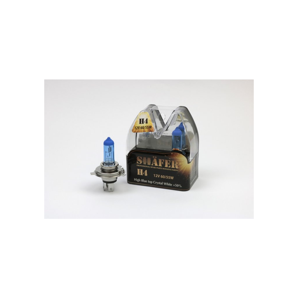 Автолампа SHAFER H412V60/55WHighBluetopCrystalWhite+50 (SL3004C) - зображення 1