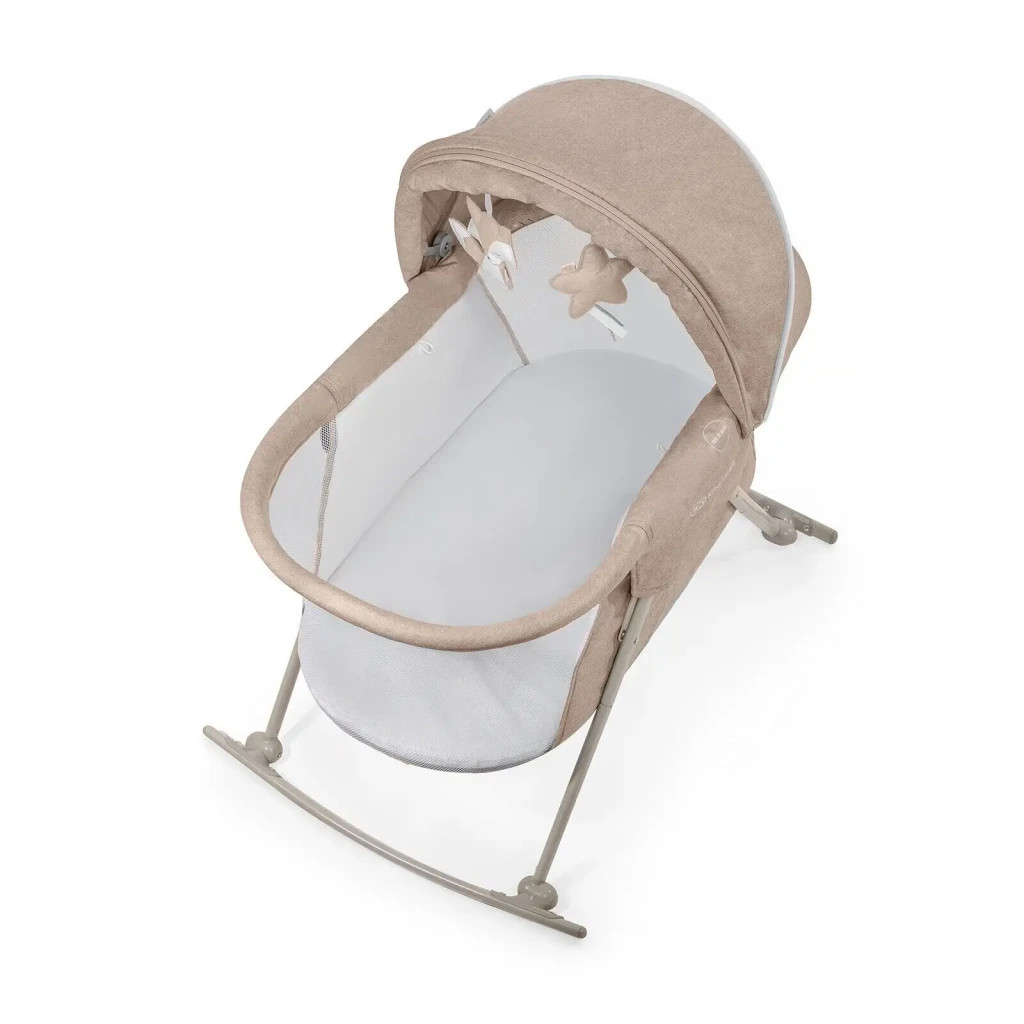 Ліжечко Kinderkraft гойдалка Lovi Beige 3 в 1 (5902533913527) - зображення 4