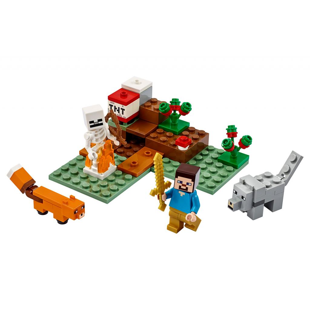Конструктор LEGO Minecraft Пригода в тайзі 74 деталі (21162) - зображення 2