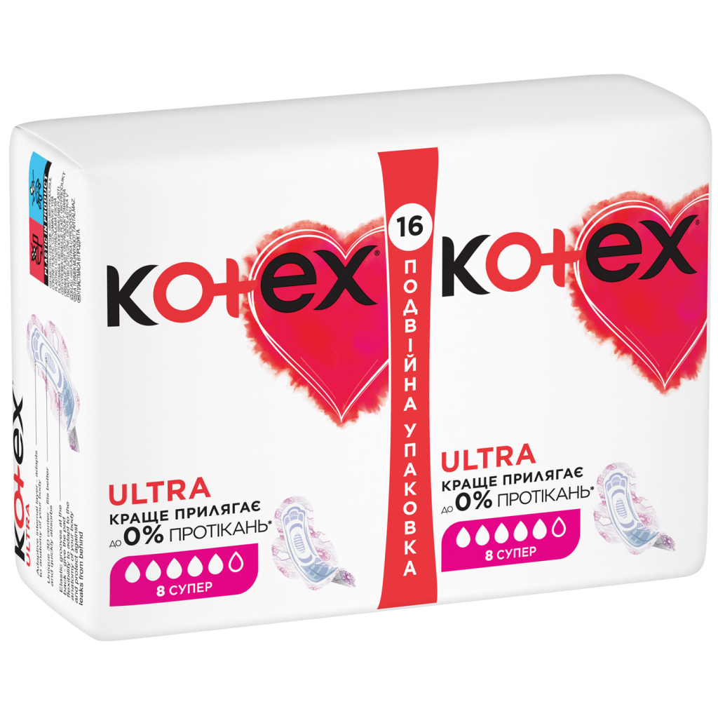 Гігієнічні прокладки Kotex Ultra Super 16 шт. (5029053542652) - зображення 3