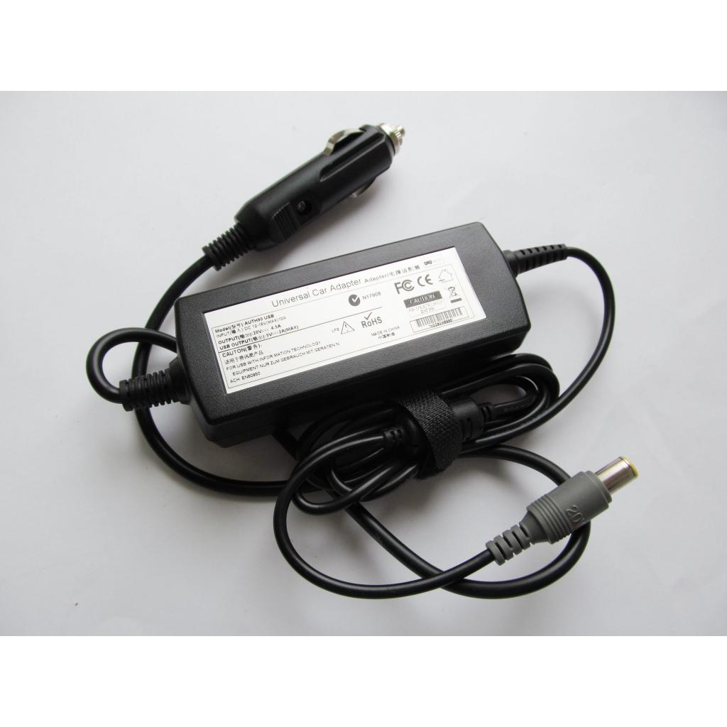 Блок живлення до ноутбуку AlSoft [car 12В-16В] Lenovo 90W 20V, 4.5A, 7.9/5.5(pin ins.) +2*USB (A40289) - зображення 2