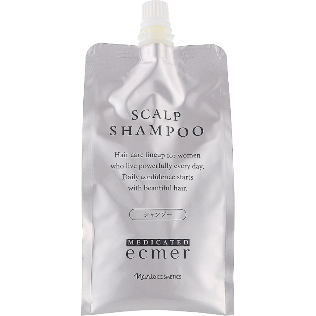 Шампунь Naris Cosmetics Ecmer Scalp Shampoo Для чутливої шкіри голови Запаска 400 мл (4955814443887) - зображення 1