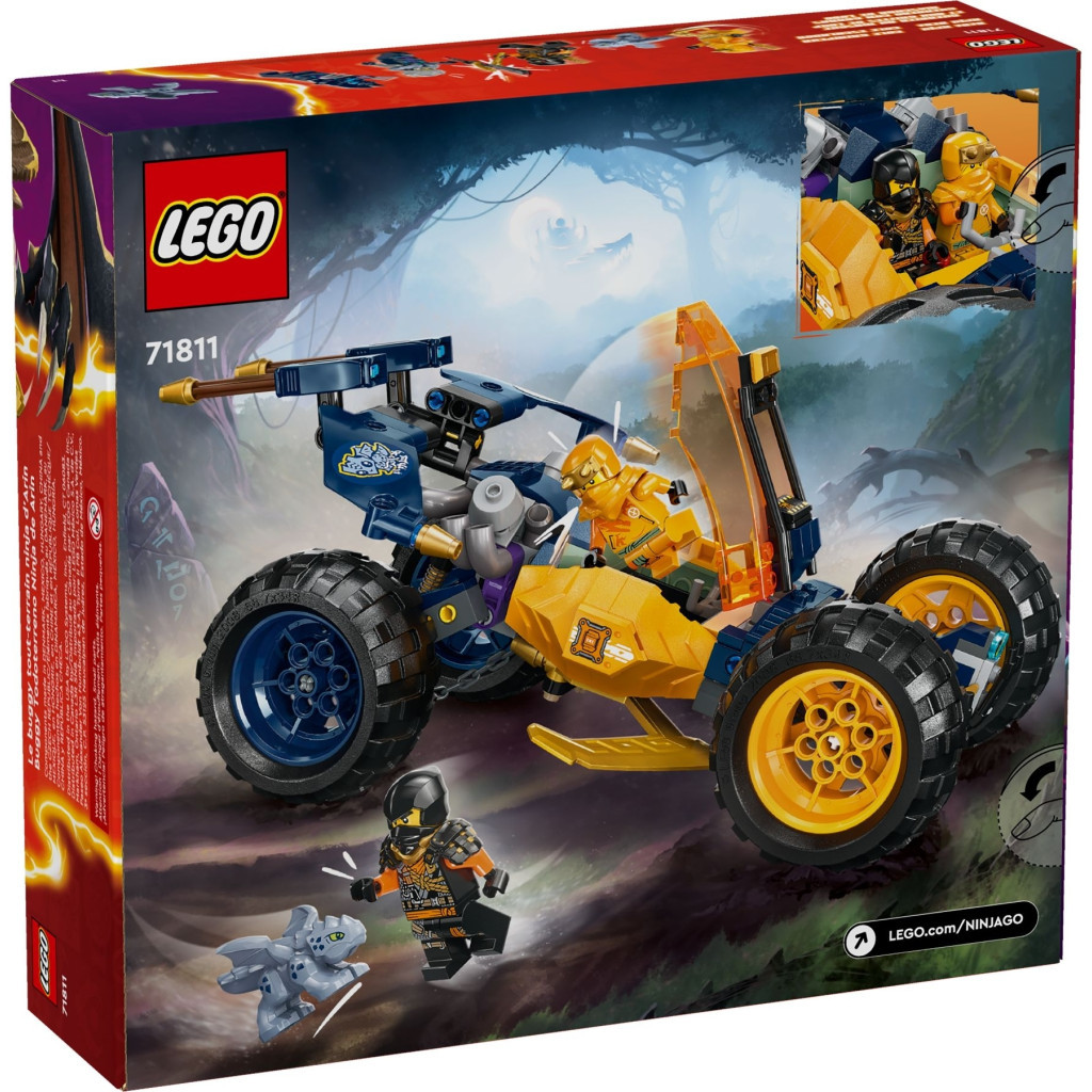 Конструктор LEGO Ninjago Багі для бездоріжжя ніндзя Арін 267 деталей (71811) - зображення 6