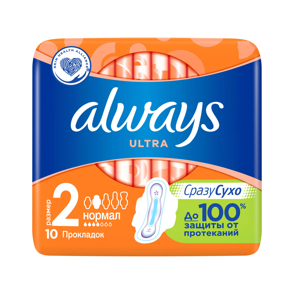 Гігієнічні прокладки Always Ultra Normal 10 шт. (4015400041641) - зображення 1