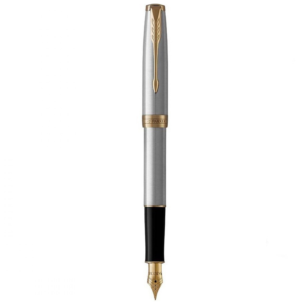 Ручка пір'яна Parker P РП Sonnet F32G Тартан срібло+позолота (F32G) - зображення 1