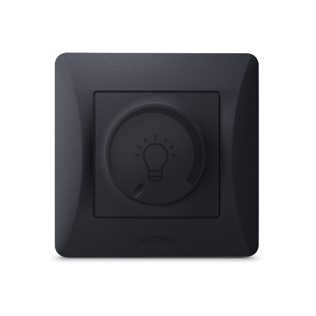 Світлорегулятор Videx BINERA LED 200Вт чорний граф (VF-BNDML200-BG) - изображение 2
