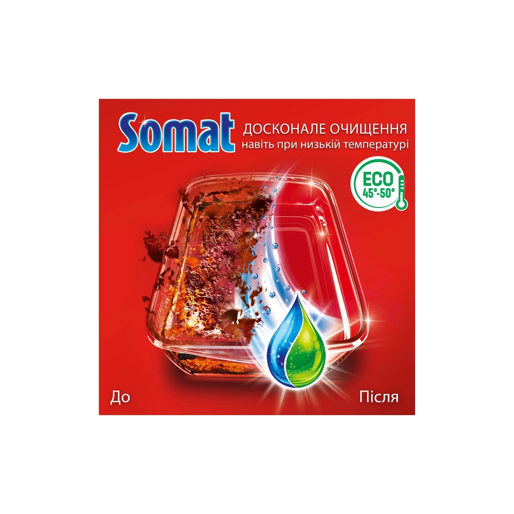 Гель для миття посуду в посудомийці Somat Excellence Duo Gel Антижир 810 мл (9000101570854) - зображення 4