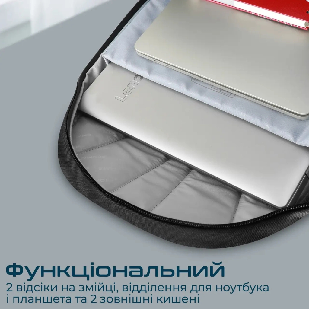 Рюкзак для ноутбука Promate 15.6" Birger black (birger.black) - зображення 5