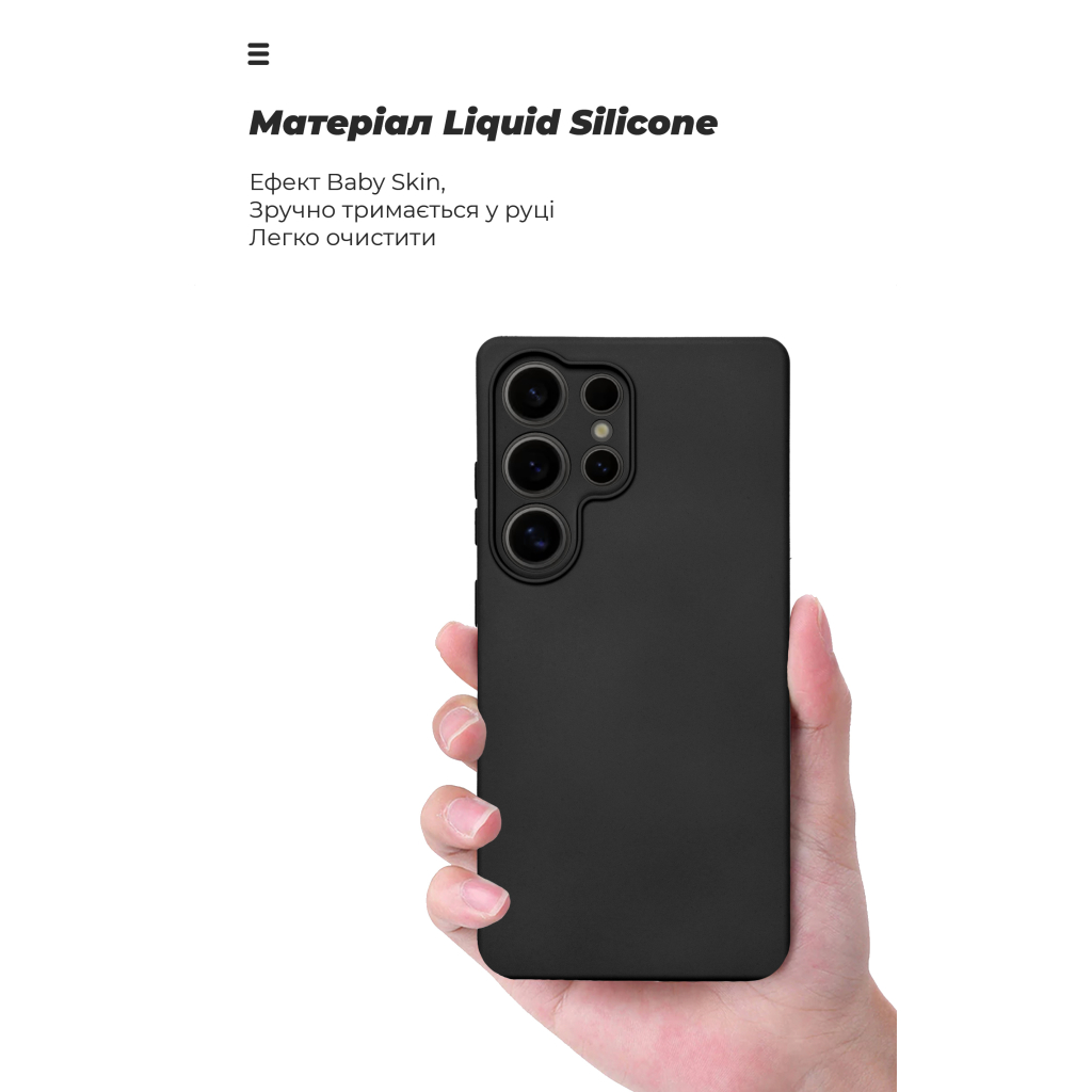 Чохол до мобільного телефона Armorstandart ICON Samsung S25 Ultra Camera cover Black (ARM81580) - зображення 7
