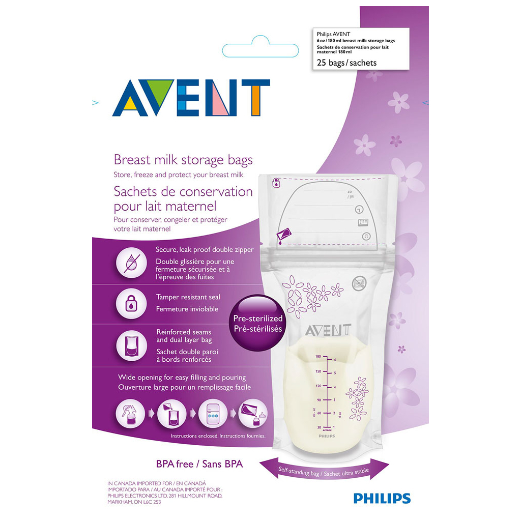 Пакет для зберігання грудного молока Philips AVENT SCF603/25 - зображення 2