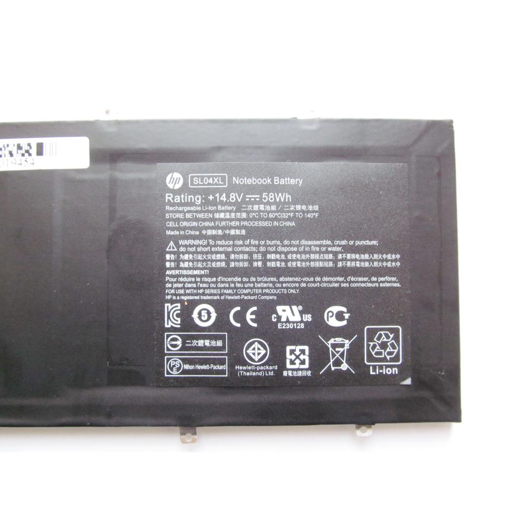Акумулятор до ноутбука HP Envy 14-3000 SL04XL, 58Wh (3900mAh), 8cell, 14.8V, Li-ion (A47463) - зображення 1
