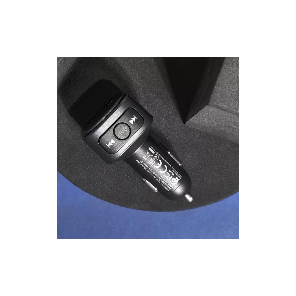 FM модулятор HOCO E67, Black, Box - изображение 9