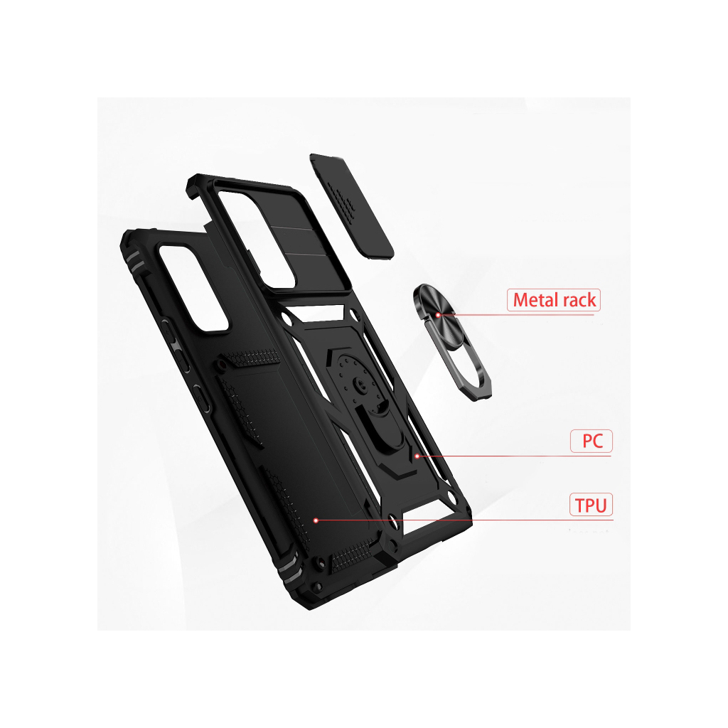 Чохол до мобільного телефона BeCover Military Samsung Galaxy A73 SM-A736 Black (707381) - зображення 3