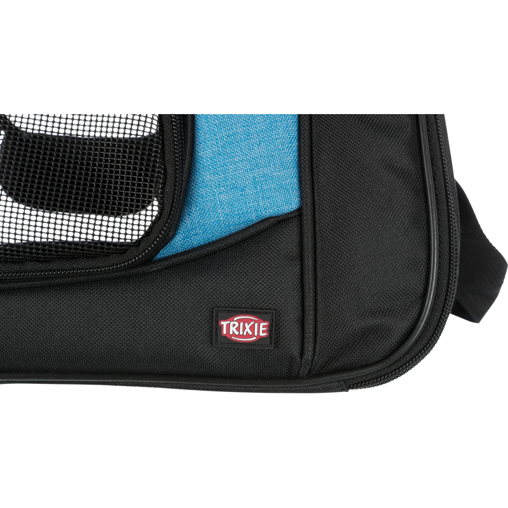 Переноска для тварин Trixie Kilian Carrier 31х32x48 см до 6 кг (чорний з синім) (4047974289525) - зображення 4
