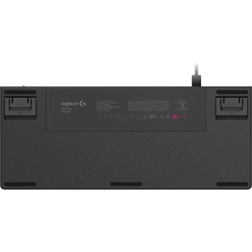 Клавіатура Logitech G515 TKL Switch-Tactile USB UA Black (920-012872) - зображення 6