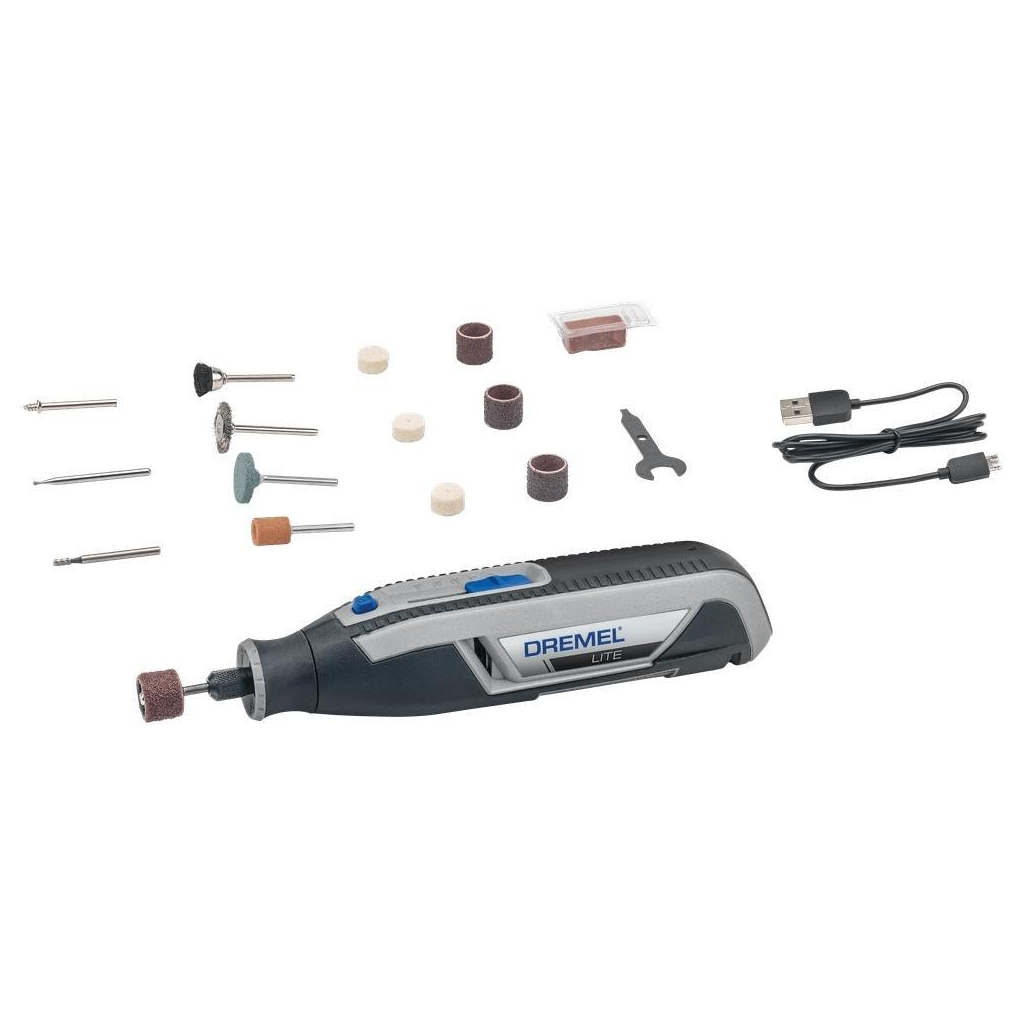 Гравер Dremel 7760-15 3.6V, 2Ah, 8000-25000об/хв, 15 насадок, 195см (F.013.776.0JA) - изображение 1
