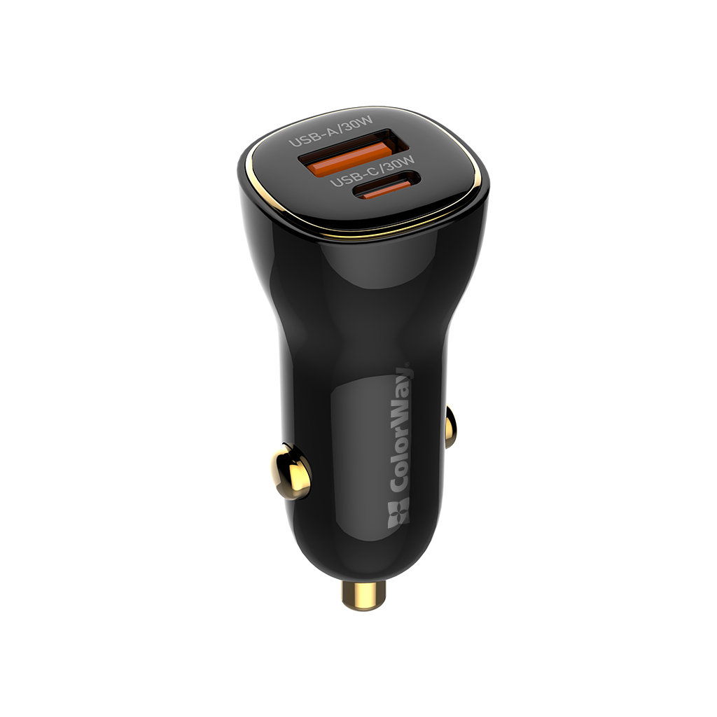 Зарядний пристрій ColorWay PowerDelivery PPS USB (USB-A + USB-C) (60W) Black (CW-CHA046PD-BK) - изображение 7