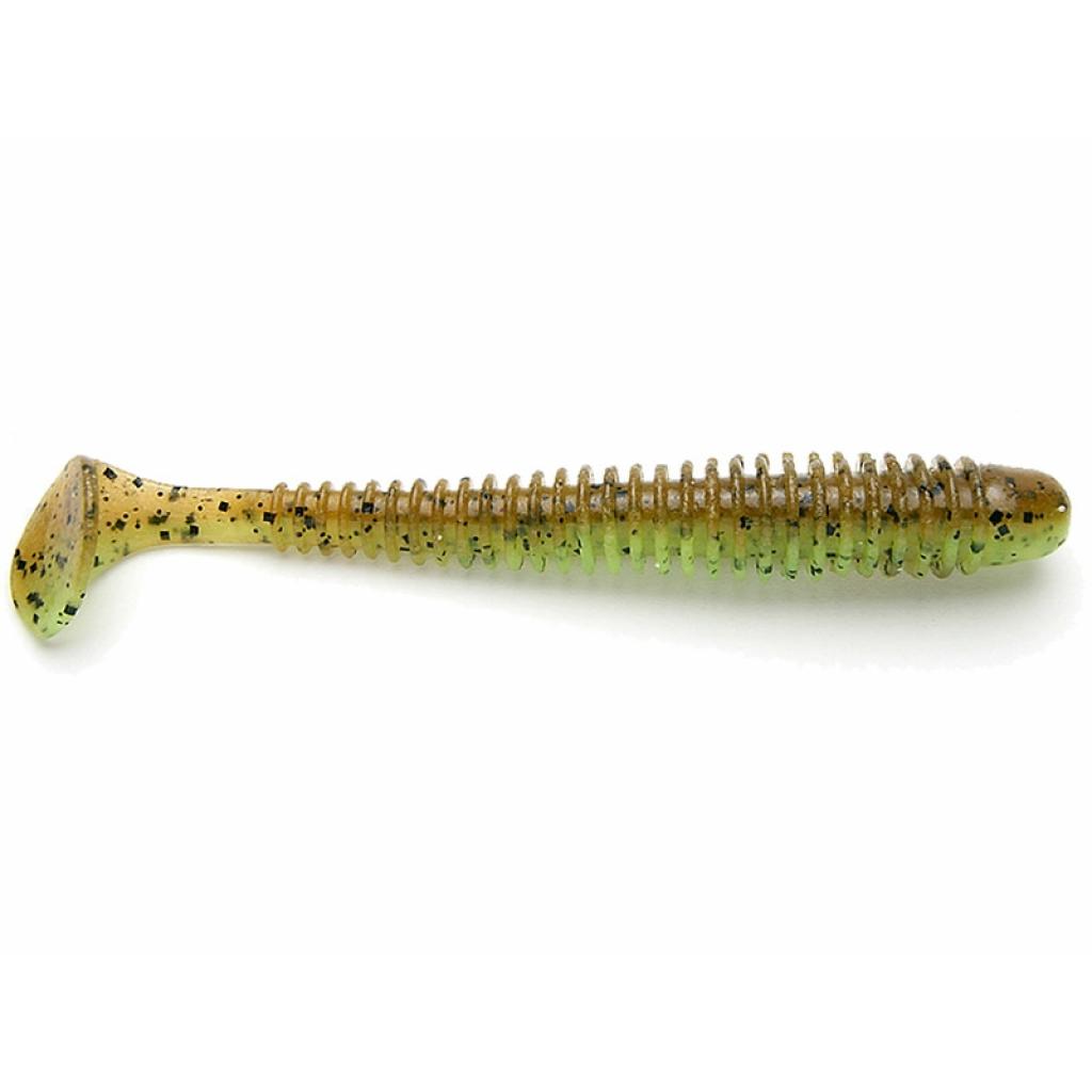 Силікон рибальський Keitech Swing Impact 4.5" 401 Green Pumpkin / Chartreuse (1551.06.17) - зображення 1