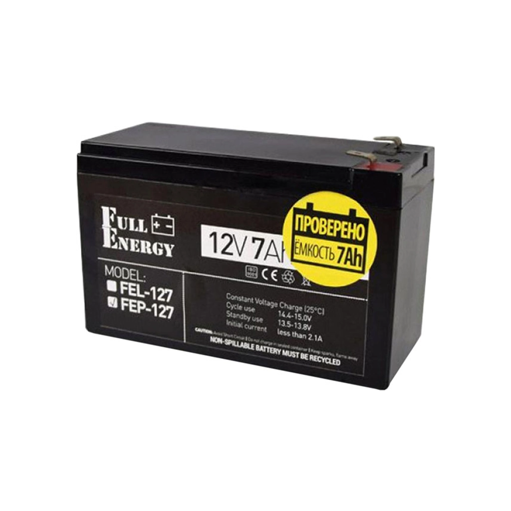 Батарея до ДБЖ Full Energy 12В 7Ач (FEP-127) - зображення 1