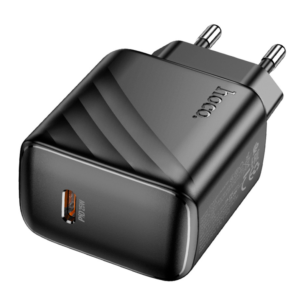 Зарядний пристрій HOCO CS24A Puerto USB-C PD25W Black (6942007639750) - зображення 5