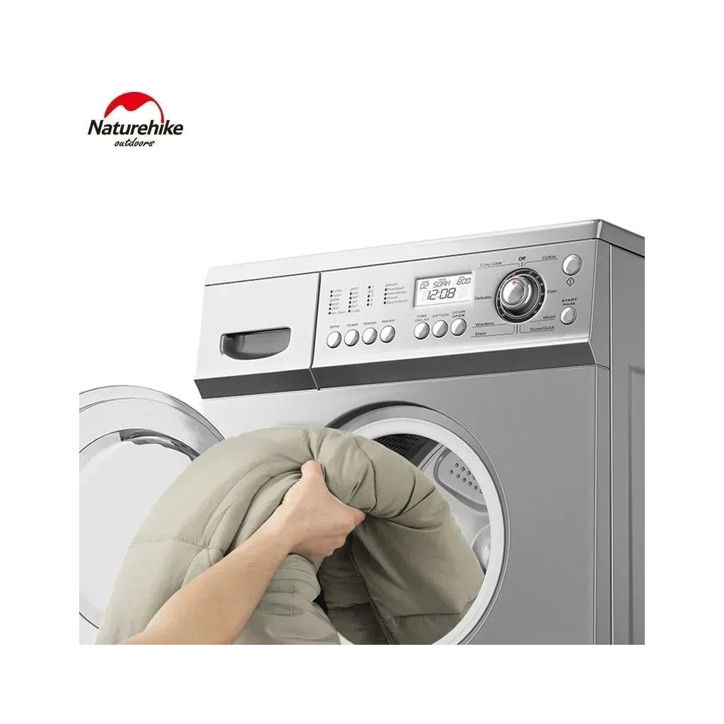 Спальний мішок Naturehike з капюшоном із мішком для зберігання M300 CNK2350WS023, сірий, правий (6927595775981) - зображення 7