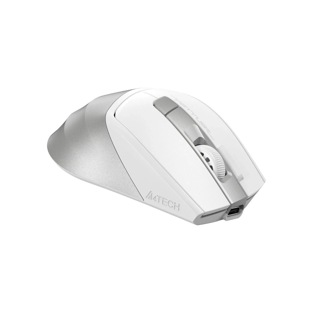 Мишка A4Tech FB45CS Air Wireless/Bluetooth Silver White (4711421993289) - зображення 3