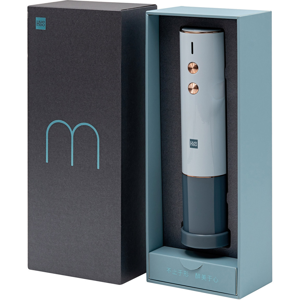 Штопор Xiaomi HuoHou Electric Wine Bottle Opener Blue (HU0122) - изображение 7