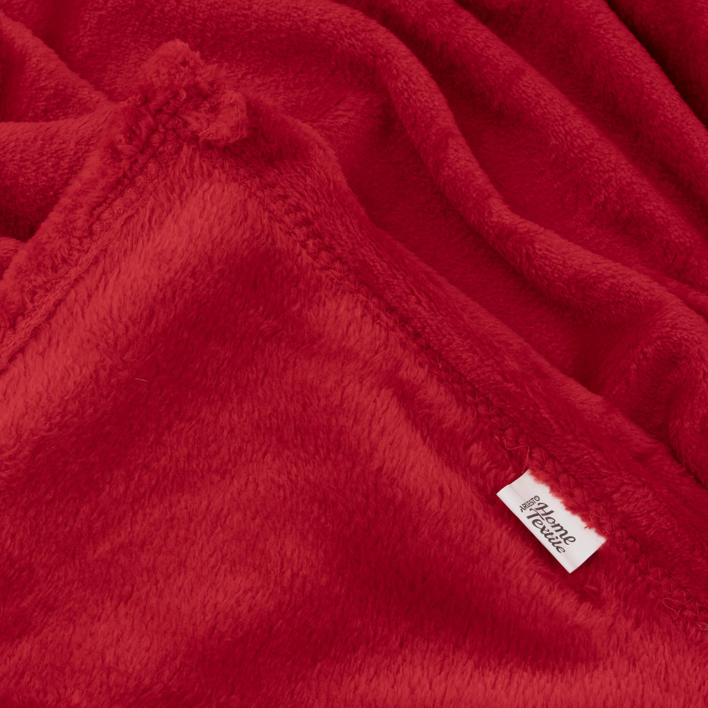 Плед Ardesto Flannel 160х200см, 100% поліестер, червоний (ART0226SB) - зображення 4