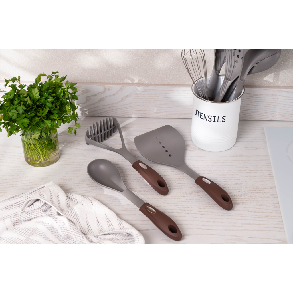 Лопатка кухонна Ardesto Gemini, 33см, нейлон, сіро-коричнева (AR2144PG) - зображення 2