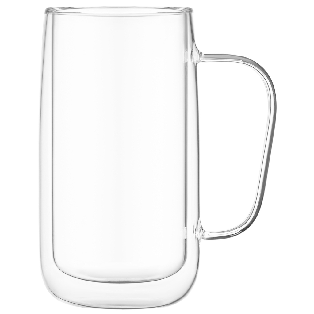 Набір чашок Ardesto BHR 400 мл 2 шт прозорий (AR2640BHR) - зображення 2