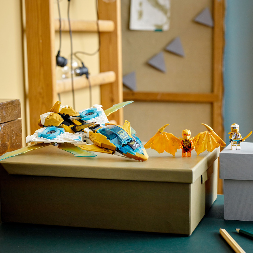 Конструктор LEGO Ninjago Літак Золотого дракона Зейна 258 деталей (71770) - зображення 4