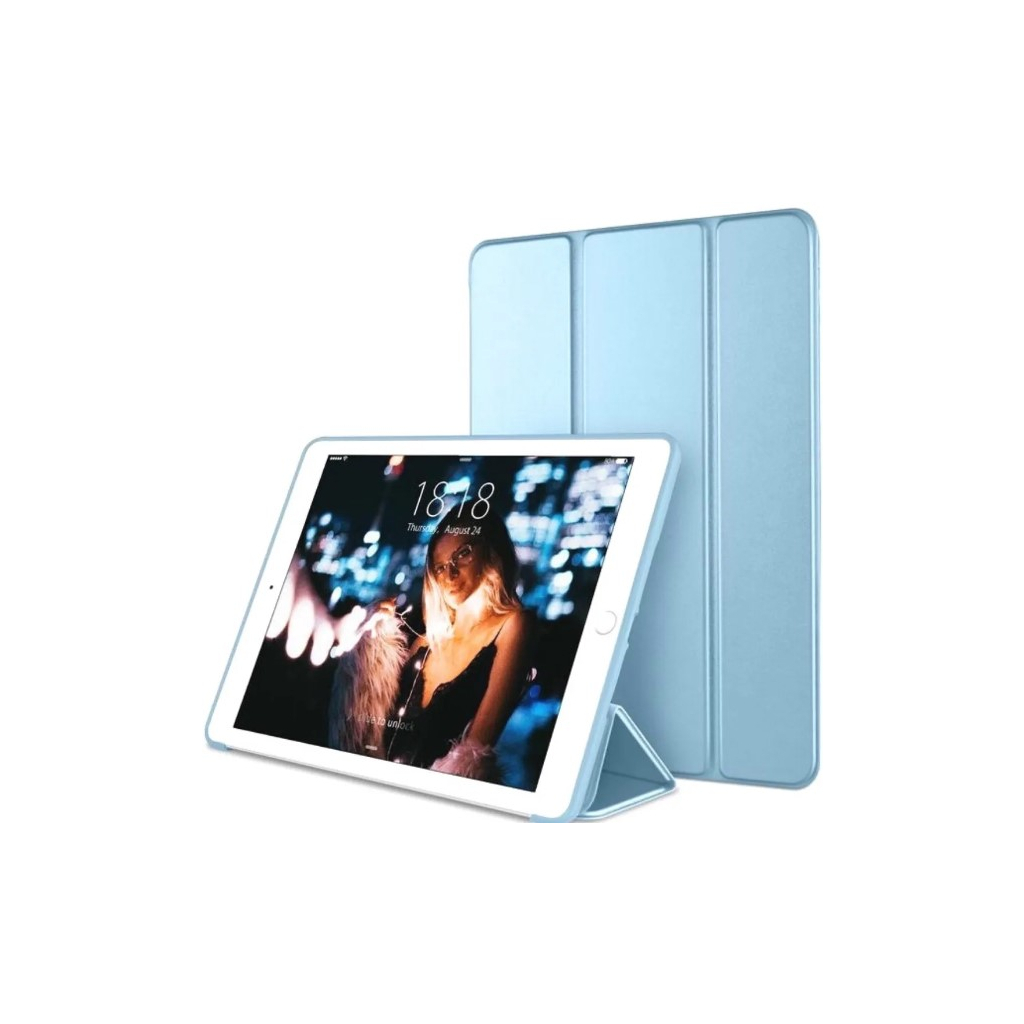 Чохол до планшета BeCover Tri Fold Soft TPU Silicone Apple iPad 10.2 2019/2020/2021 Light Blue (708515) - зображення 2