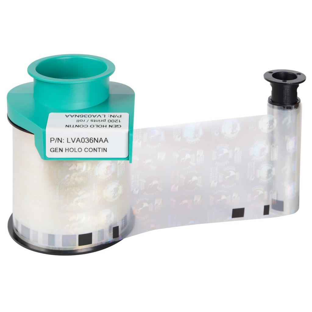 Ріббон Evolis з голограмою у вигляді глобусів, 1200 відбитків (LVA036NAA) - зображення 1