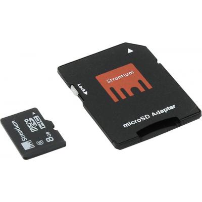 Карта пам'яті Strontium Flash 8GB microSDclass6 (SR8GTFC6A) - зображення 3