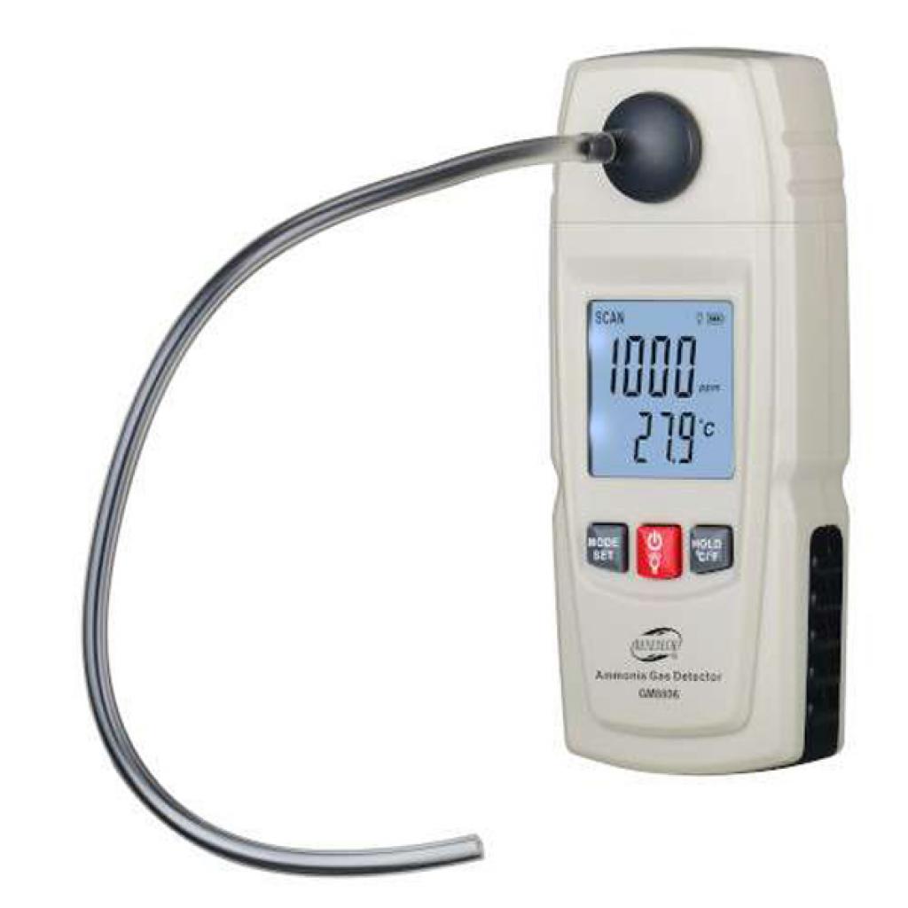 Газоаналізатор Benetech аміаку NH3 + термометр (GM8806) - зображення 6