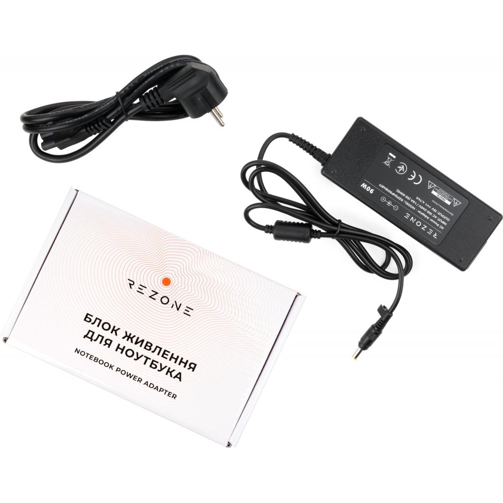 Блок живлення до ноутбуку Rezone HP 90W 18.5V 4.74A 4.8*1.7 (RZPSHP90184817) - зображення 1