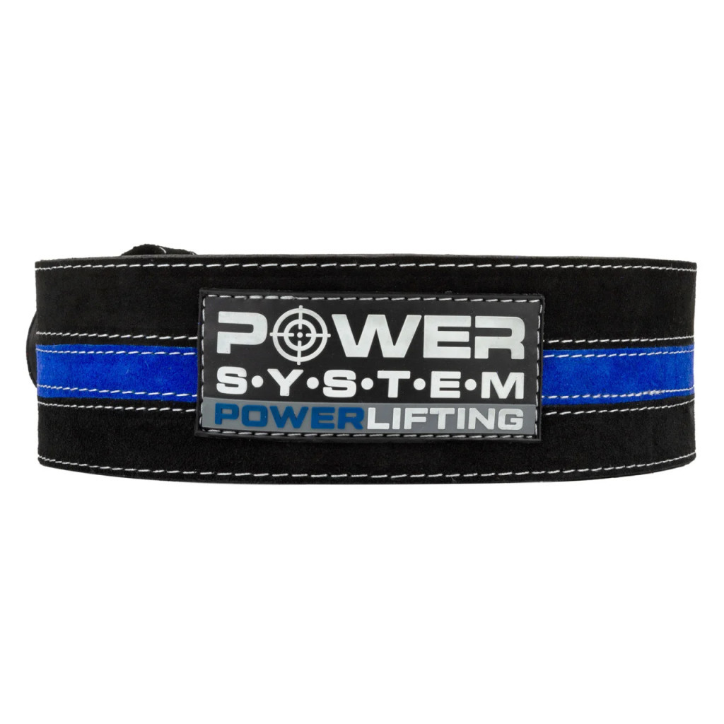 Атлетичний пояс Power System Power Lifting PS-3800 Black/Blue Line M (PS-3800_M_Black_Blue) - зображення 2