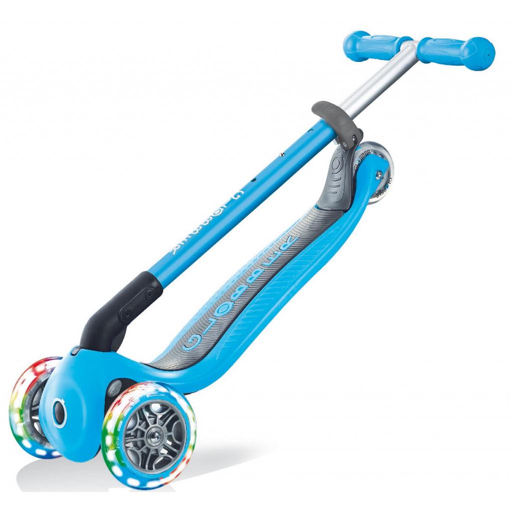 Самокат Globber Primo Foldable Lights Led блакитний (432-101-2) - зображення 6
