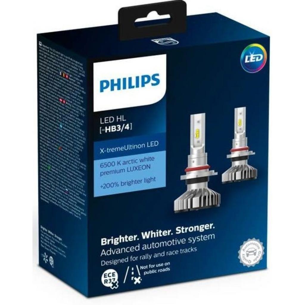 Автолампа Philips HB3/HB4 X-treme Ultinon LED +200%, 2 шт/компл. (11005XUWX2) - зображення 1