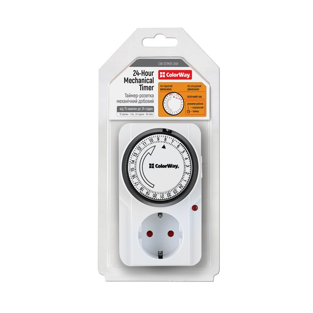 Таймер-розетка ColorWay CW-STM01-24H - зображення 6