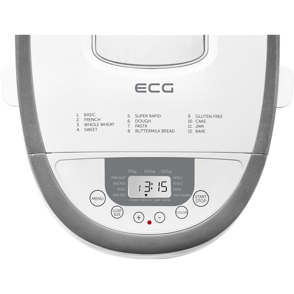 Хлібопічка ECG PCB 82120 - изображение 4