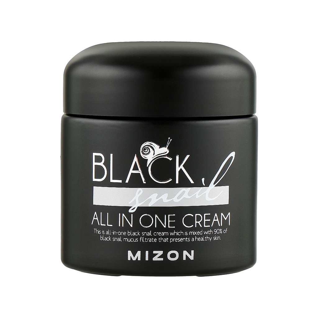 Крем для обличчя Mizon Black Snail All In One Cream 75 мл (8809663751753) - зображення 1