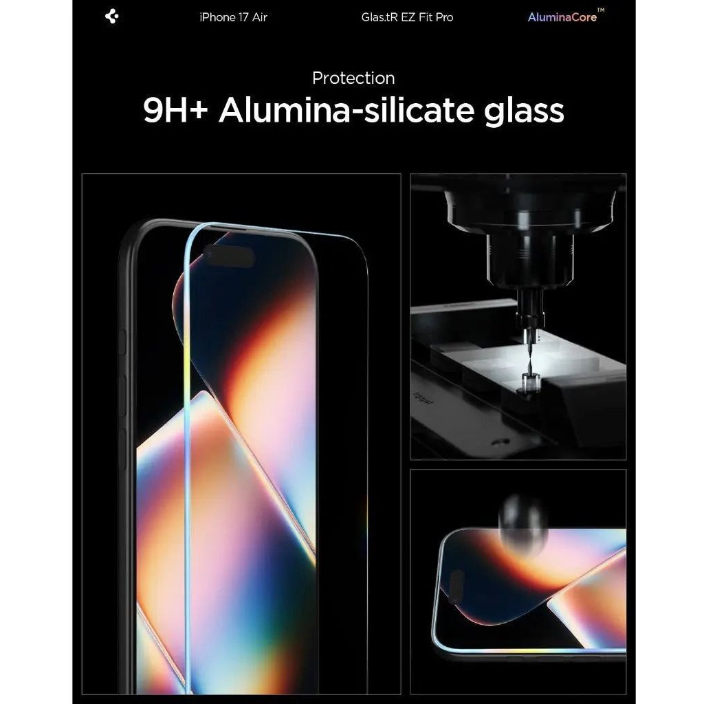 Скло захисне Spigen Glas.tR EZ Fit Pro HD iPhone 17 Air (AGL09870) - зображення 3