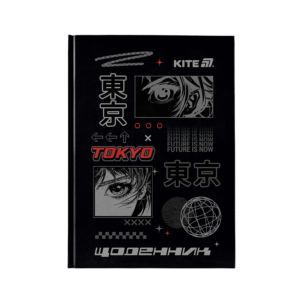 Щоденник шкільний Kite Tokyo, тверда обкладинка (K25-262-6) - изображение 1